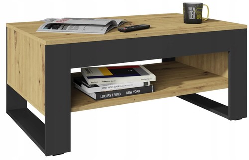 Table basse flow chêne wotan - table,