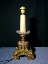 Pied de lampe ancien 19