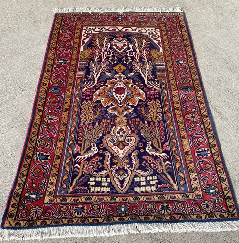 Ancien tapis 165x100cm sarough - ancien,