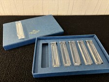 6 portes couteaux en cristal