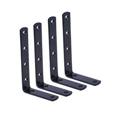  8pcs L en forme de coin Brace étagère angle droit supports en fer support