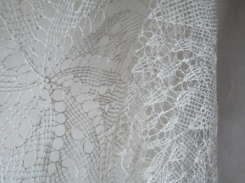 Ancienne nappe ronde - ancienne,