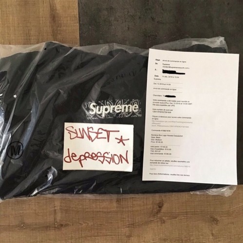 Supreme hoodie black bandana - supreme,