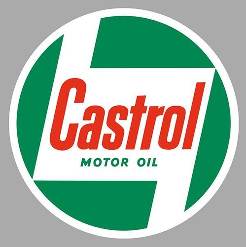 Castrol sticker vinyle laminé - castrol,