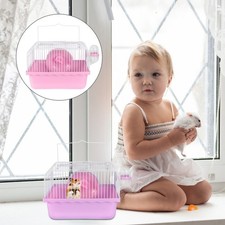  1 pc Hamster Cage Voyage Transporter Rat Cage Petits Animaux Fournitures