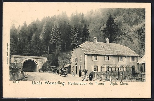 Cpa wesserling restaurant du - cpa, wesserling,