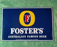 Plaque émaillée biére Foster's kronenbourg BK Scottish & Newcastle