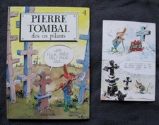 PIERRE TOMBAL (HARDY-CAUVIN) EO TOME 4 DES OS PILANTS AVEC 2 CARTES POSTALES