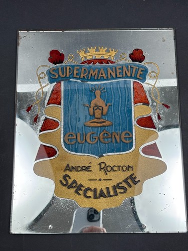 Ancien miroir publicitaire - ancien,