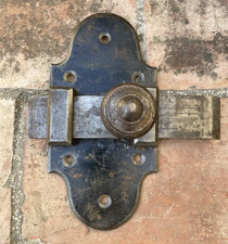 Grand verrou ancien fer forgé