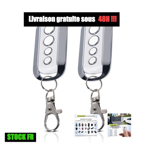 Télécommande portail 433 mhz - 433,