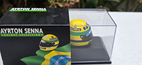Ayrton senna helmet - ayrton, collection