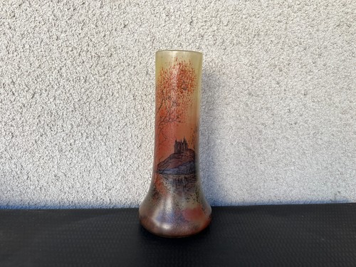 Vase ancien legras verre - -,