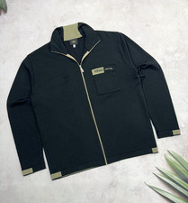 Pull vintage Versace Jeans Couture fermeture éclair intégrale et logo poche...