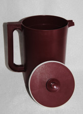 🌟TUPPERWARE Grand Pichet 2 L Couvercle Piston Cruche Broc Hermétique Vintage