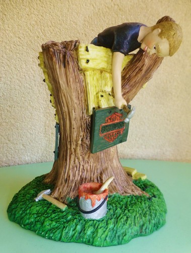 Harley davidson figurine young - figurine,