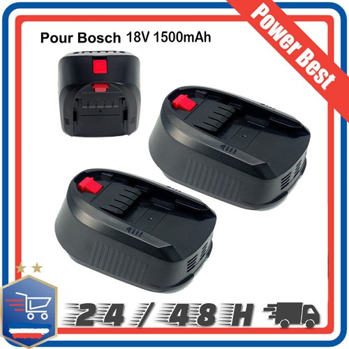 Pour bosch batterie 18v gba - 2x,
