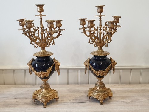 Paire chandeliers en - paire,