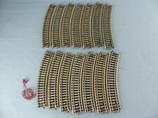 Lot de 20 rails courbes Ho