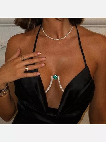 Collier long pour seins - collier,
