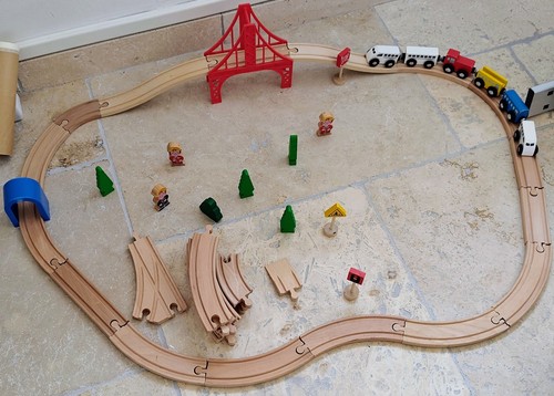 Circuit train bois rails - en,