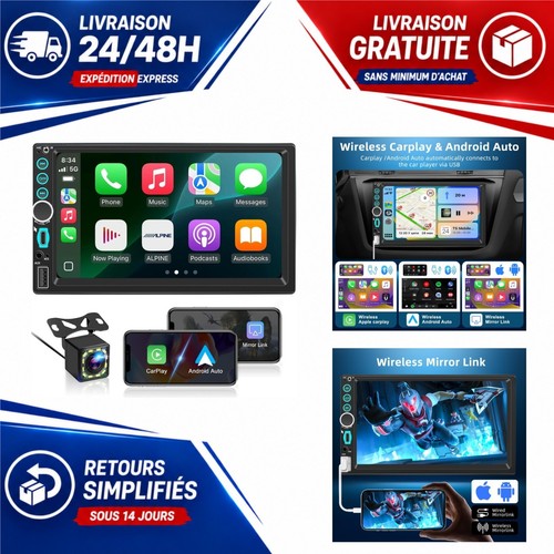 Autoradio din pouces - pouces, gps