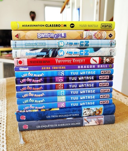 Lot livres mangas - 14,