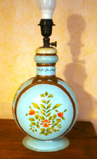 pied de lampe en métal peint