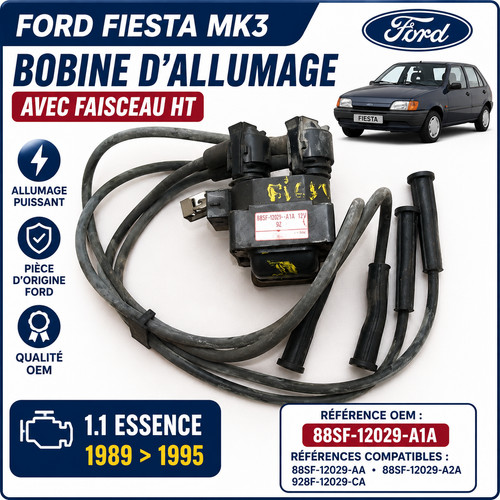 Bobine allumage ford - bobine,