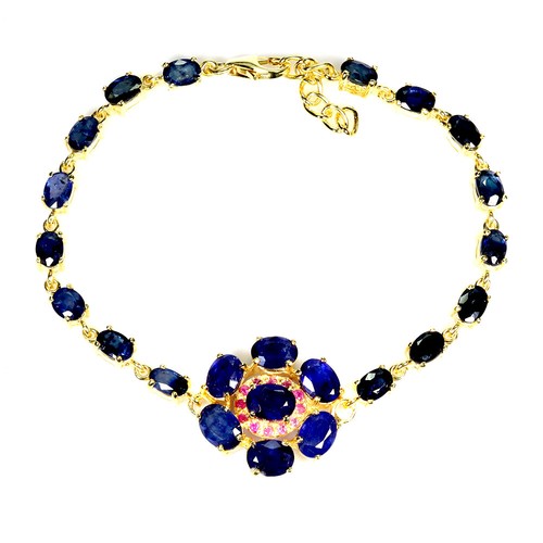 Bracelet argent 925 - bracelet, saphir