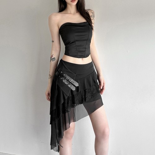 Gothique femme asymétrique - gothique,