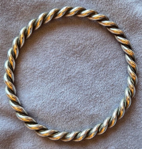 Bracelet argent massif - , jonc