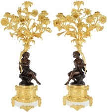 CANDELABRES bronze empire