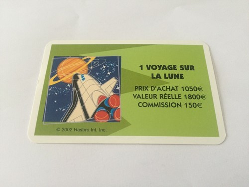 Carte acquisition voyage sur - acquisition, 1