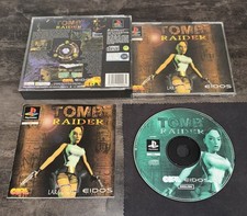 TOMB RAIDER PS1 PAL PLAYSTATION 1 ITALIAN VERSION COMPLETE RETRO VIDEO GAME