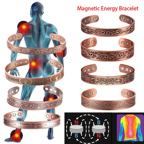 Bracelet magnétique vintage - bracelet,