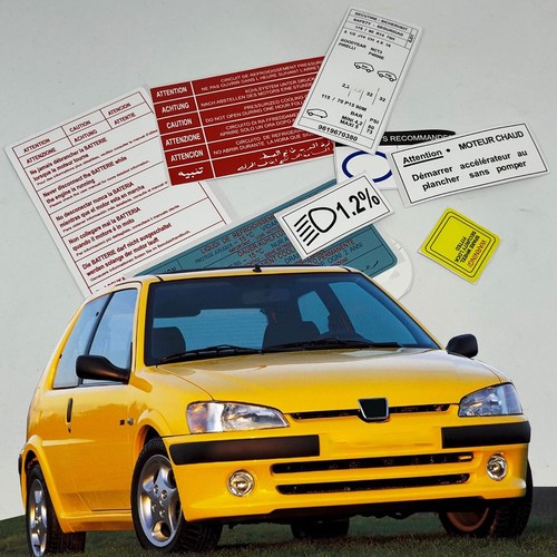 Autocollants moteur