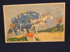 Ancienne carte postale dessin