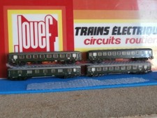 MARKLIN DB RAME 4 VOITURES METAL TRAIN RAPIDE (alimentation MARKLIN 3 rails)