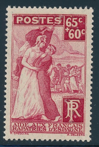 Timbre france 401 rapatriés - timbre, 401**