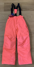 NEW Mountain Warehouse Kids Ski Trousers Salopettes Pants Falcon Coral Pink