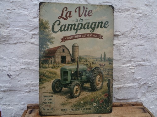 Tole metal tracteur vie - metal,