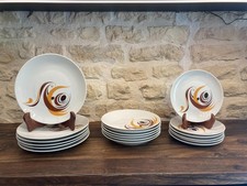 Service de 24 assiettes vintage en porcelaine de Bavière – Winterling Schwarzenb