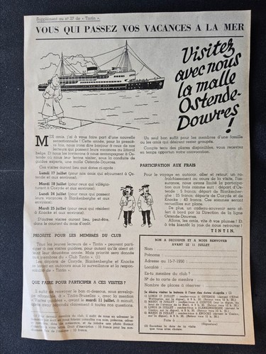 Tintin album journal - du,