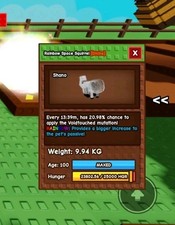 Age 100 Rainbow Space Squarle Grow a Garden | Roblox