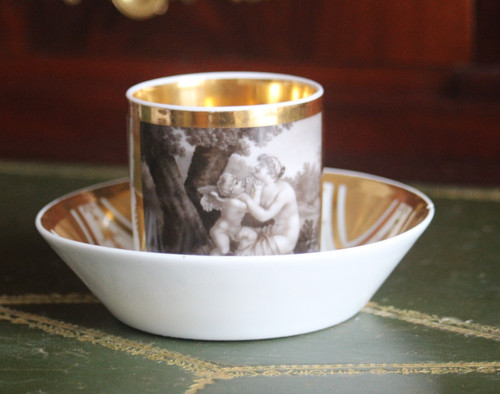 Tasse litron porcelaine - tasse, en