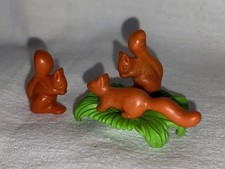 Playmobil 3 squirrels animals forest tree farm zoo