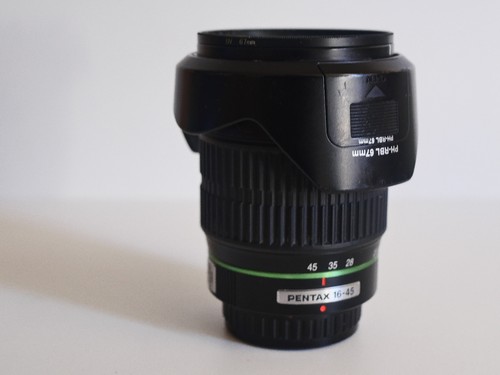 Pentax f4 with - da,