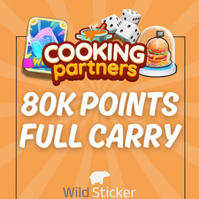 MONOPOLY -  COOKING PARTNERS EVENT 80K POINTS⚡(FULL CARRY PER SLOT)⚡