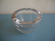 old glass ashtray Zignago Vetro old Rouen decoration vintage French ashtray 70s